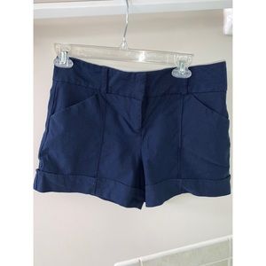 Juniors size 9 navy shorts.